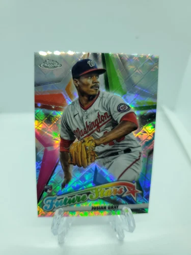 2022 Topps Chrome LogoFractor MLB Store Josiah Gray Washington Nationals RC