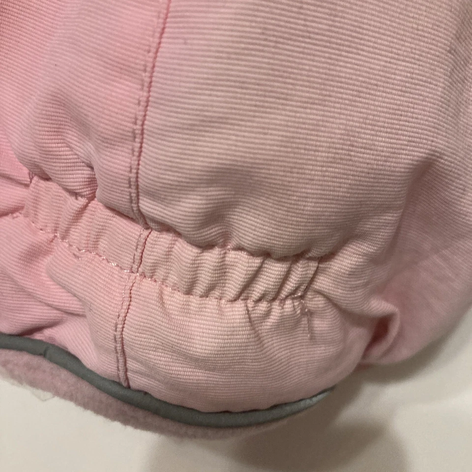 Маленькие девочки розовый супер толстый регулируемый ремень теплый лыж зимняя шляпа один siz⛷️☃️ - Изображение 4 из 4