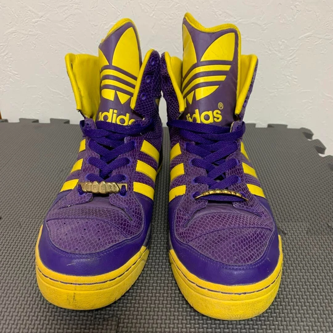 adidas Jeremy Scott JS TONGUE ATTITUDE LA LAKERS Sneaker US10.5