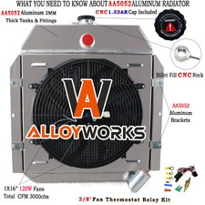 3row Radiatorshroud Fan For 1941-49 International Kb1 Kb2 Kb3 K1 K2 K3 Truck L6