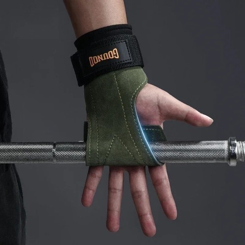 2 Zughilfen für Kraftsport Paar Mikrofaser Bandagen für Training / Bodybuilding - Bild 3 von 6