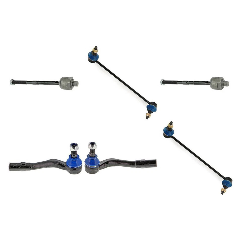 Barra estabilizadora Tierod extremo barra estabilizadora delantera Mevotech 6 piezas para Mercedes-Benz C240 2002 Foto 2 de 4