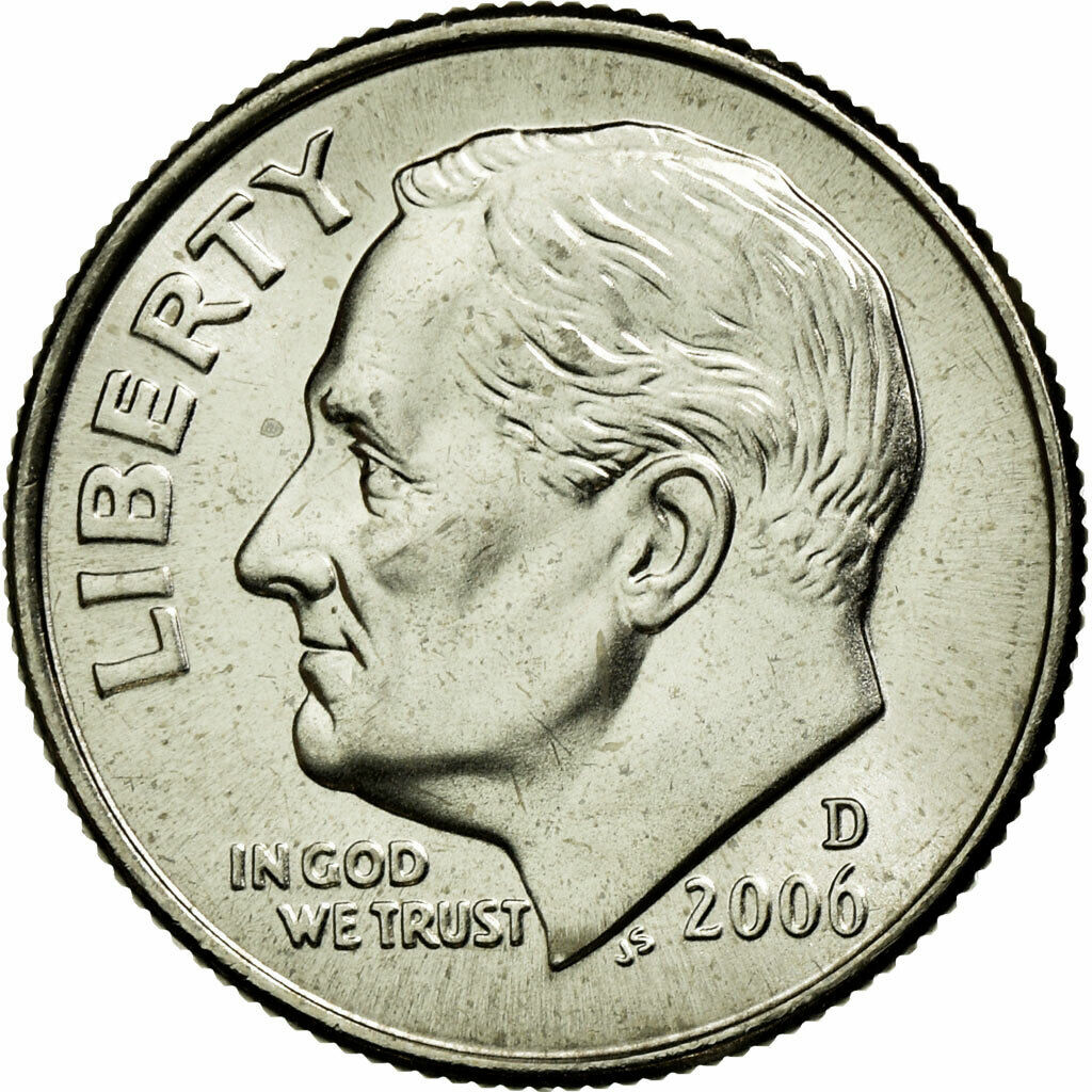 [#449615] Moneta, USA, Roosevelt Dime, Dime, 2006, U.S. Mint, Denver, MS(65-70)