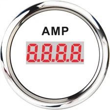 52MM Digital AMP Amperemeter Gauge 100A Waterproof For Marine Boat Auto Car