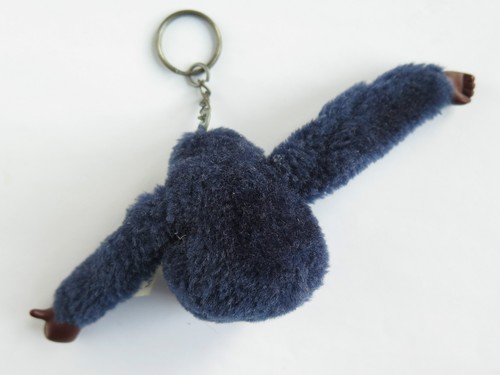 Kipling BLUE MONKEY KEYRING "MATT"  #1 | Medium 6,5 cm Kipling Bag Keychain - Picture 4 of 6