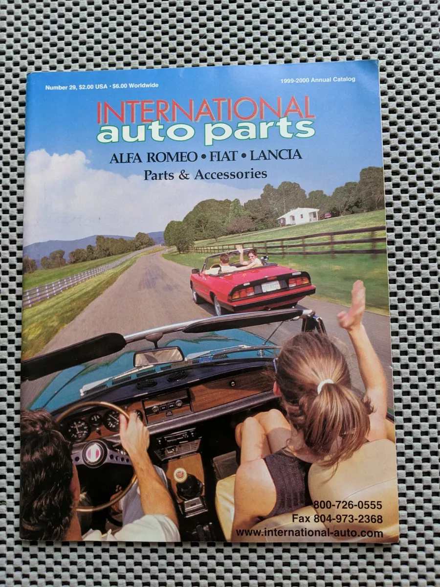 International Auto Parts 1999 2000 Annual Catalog Alfa Romeo Giant Lancia
