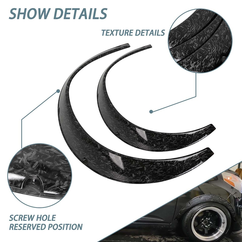 4.5" Car Fender Flares Extra Wide Body Kit Wheel Arches For Nissan Juke