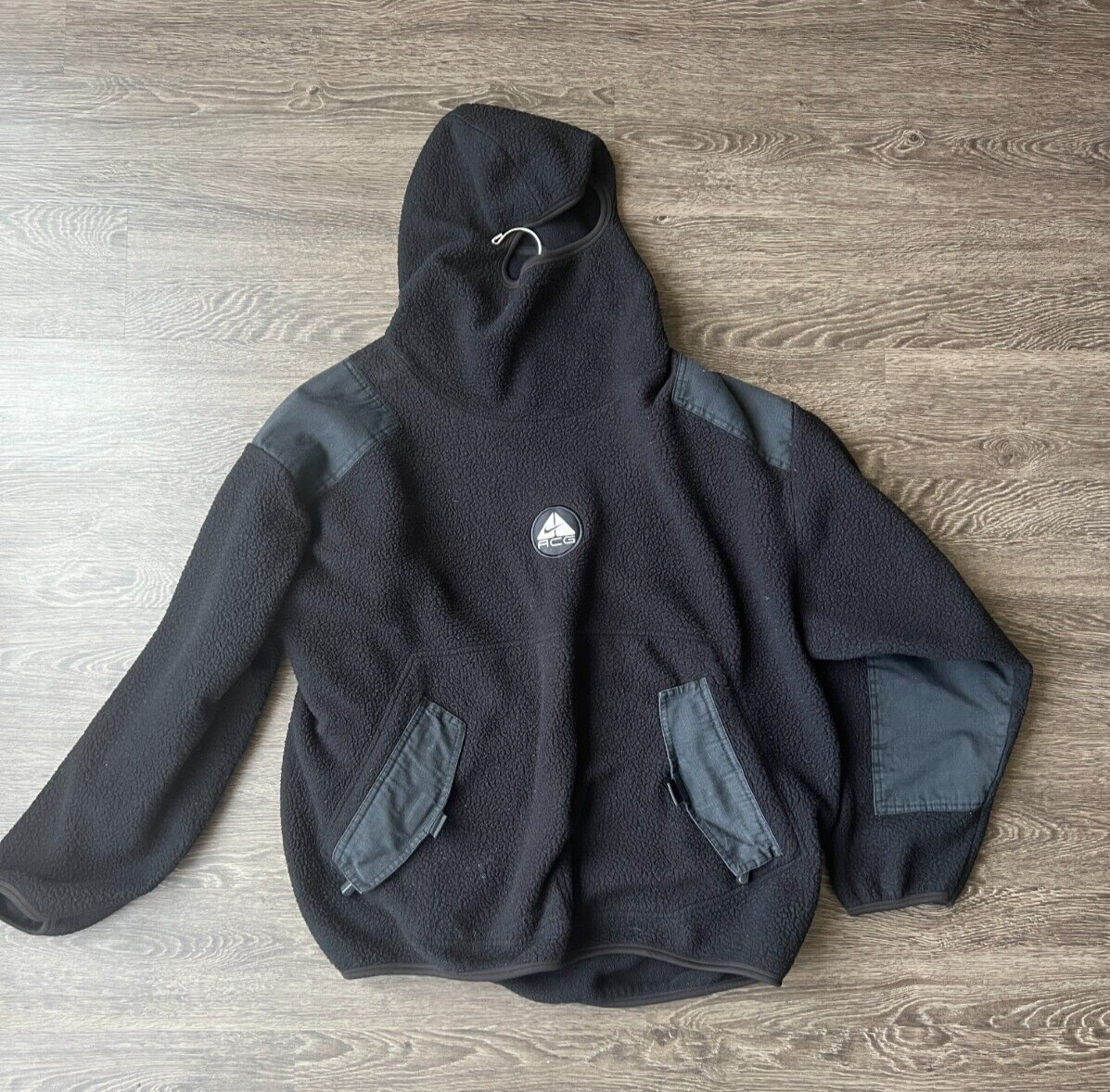 Nike ACG Balaclava Retro Fleece Pullover Jacket 1998 (Black Nike ACG Balaclava Retro Fleece Pullover Jacket 1998 (Black
