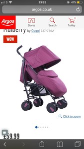 cuggl maple pushchair
