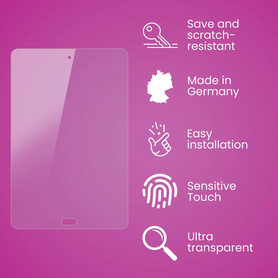 atFoliX Glass Protector for Asus ZenPad Z8s ZT582KL 9H Hybrid-Glass - Image 3 of 4