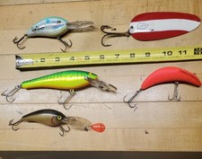 Bill Dance Classic and 2 Crankbaits and a Spoon.Perch, Muskie,  Bass. 