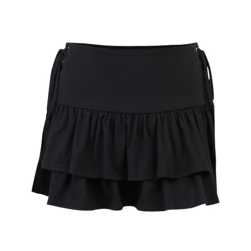 Andorine ruffled skirt - Black