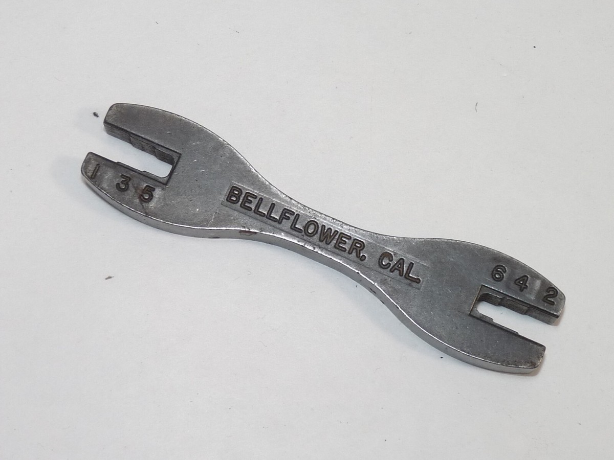 Vintage Rowe Products Motorcycle Spoke Wrench Bellflower CA
