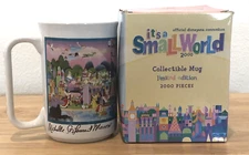 DISNEY 2000 SMALL WORLD DISNEYANA CONVENTION LE TO 2000 SIGNED COFFEE MUG BOX