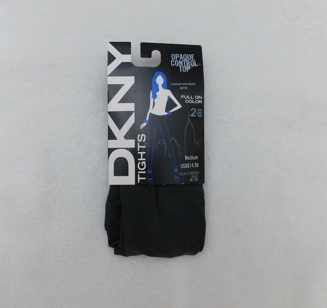 dkny light opaque control top tights