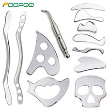 Stainless Steel Therapy GuaSha Scraping Board Massage Tools Deep Tissue Massager