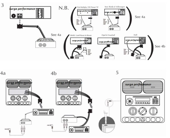 Aktiv System Radio Adapter für Audi A4 B5 A6 A8 TT Bose DSP Kabel VW SEAT - Bild 3 von 3