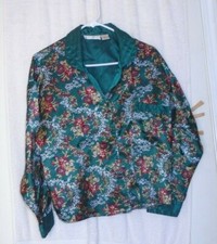 Victorias Secret Womens Sleep Pajama shirt Button down Front Silky Satin sz s