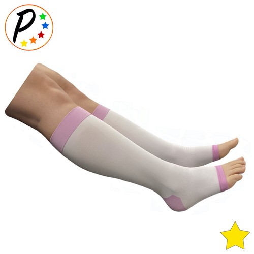 🟡 Presadee Women’s 8-15 mmHg Mild Compression Wide Calf Leg Circulation Socks - Picture 2 of 4