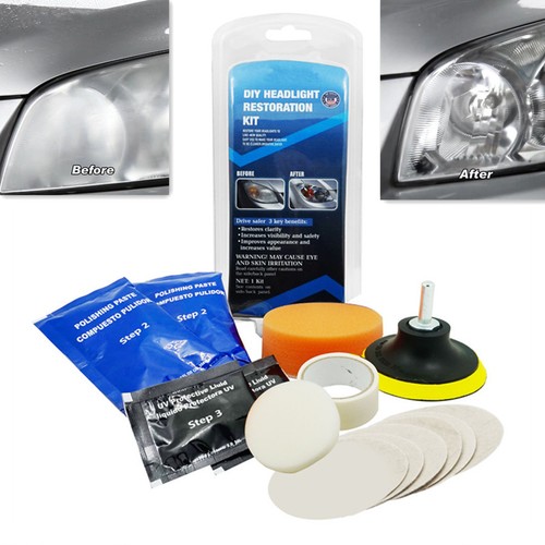 Car Headlight Lens Restoration Kit Restorer System Professional