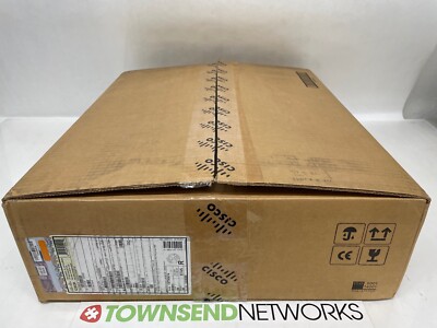 Cisco WS-C2960X-48FPS-L 48 GigE PoE 740W, 4 x 1G SFP w/C2960X-STACK New Open Box