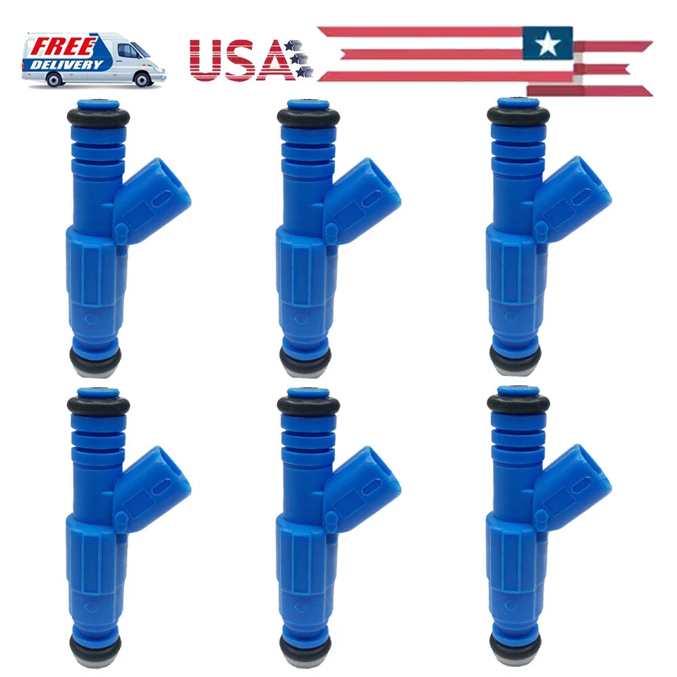 Inyector de combustible OE 0280156182 6 piezas para Chevrolet Equinox Pontiac Torrent 3,4 L Foto 3 de 4