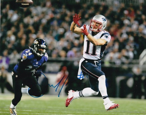 JULIAN EDELMAN SIGNED AUTOGRAPH 8 X 10 PHOTO NEW ENGLAND PATRIOTS - 第 2/2 張圖片