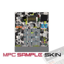 Akai MPC Sample Skin / Yellow Splatter
