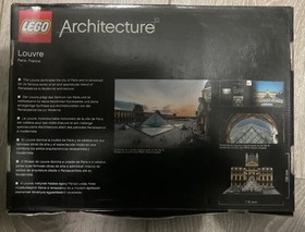 NEW AND SEALED LEGO ARCHITECTURE BOX SET 21024 LE MUSEE DU LOUVRE PARIS