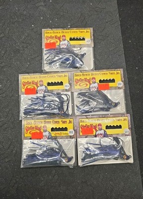 (5) Heavy Cover Hack Attack Strike King Swim Jigs Fishing Lures Lot Of 5
