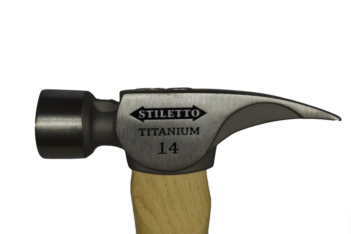 Stiletto TI14SS Titan 14-ounce Titanium Framing Hammer With 