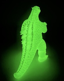 Godzilla Glow In The Dark Toy NES Nintendo Style Version