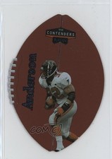 1998 Playoff Contenders Leather Footballs Silver Jamal Anderson #5 12zm