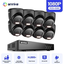 ANNKE 5MP Lite 8CH DVR CCTV 1080P Security Camera System Outdoor AI Color Night