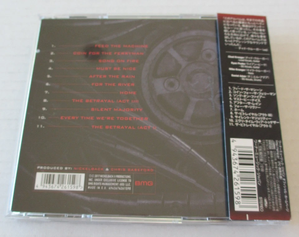 NICKELBACK- FEED THE MACHINE CD 2010 ORIGINAL JAPANESE PRESSING WPCR-17723 - Image 2 of 4