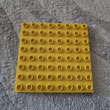 Official Lego Duplo 8x8 Stud Base Board Plate - Yellow