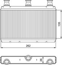 Wärmetauscher Innenraumheizung VALEO 811537 Aluminium für BMW 5er E60 Touring