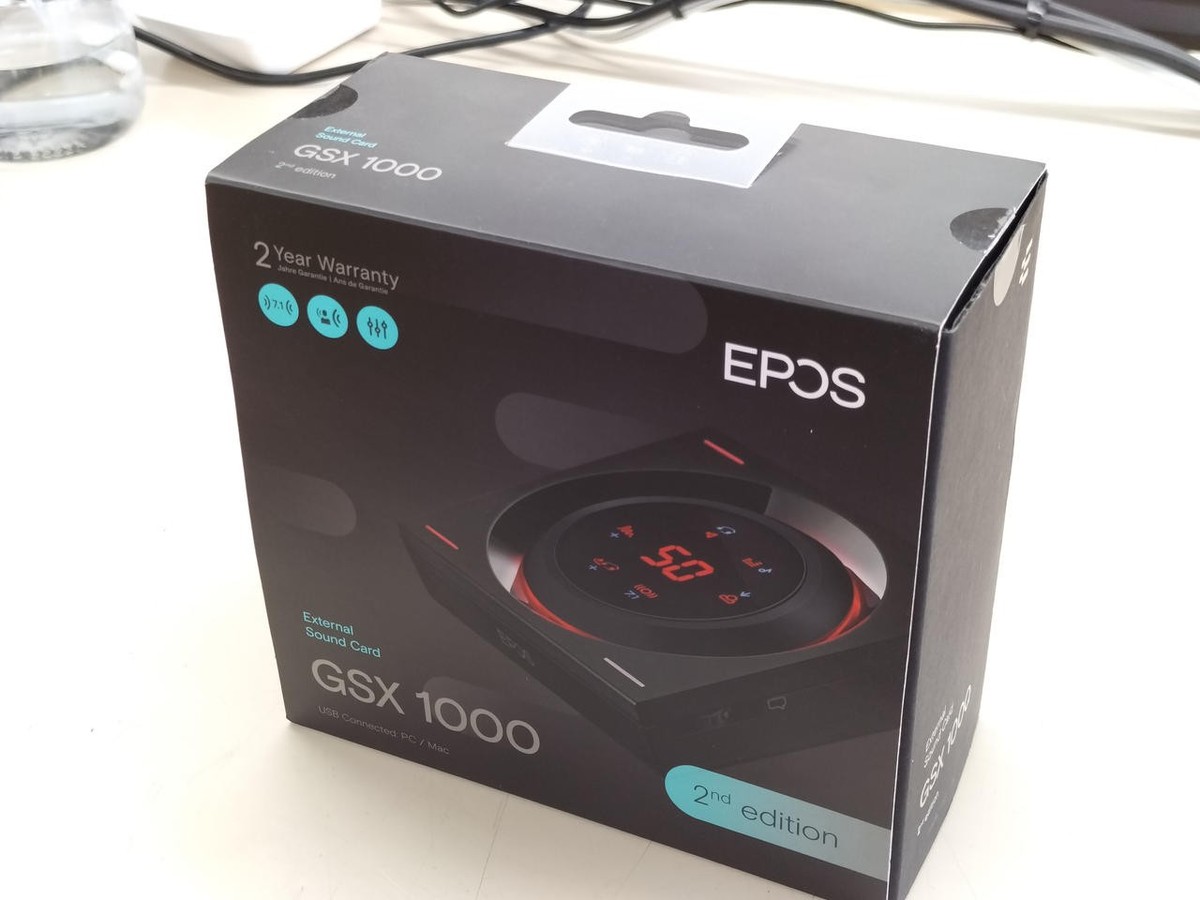 EPOS GSX 1000 2nd Edition Gaming DAC Amp 7.1 Surround USB Sound