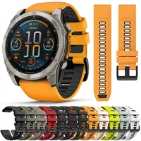 1:1 Fenix8 Watch Band For Garmin Fenix 8 51mm 47mm E 7 7X 6 6X 5 5X/Epix Pro