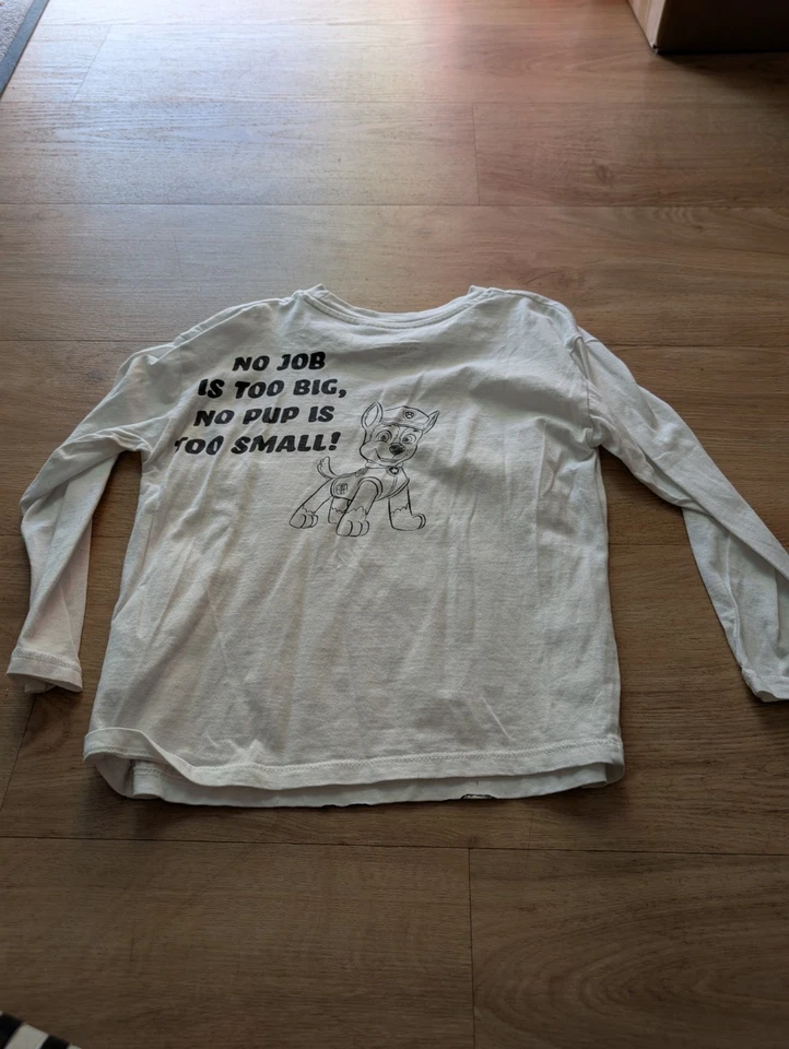 Dünnes Langarmshirt Paw Patrol H & M Gr. 116 - Bild 2 von 3