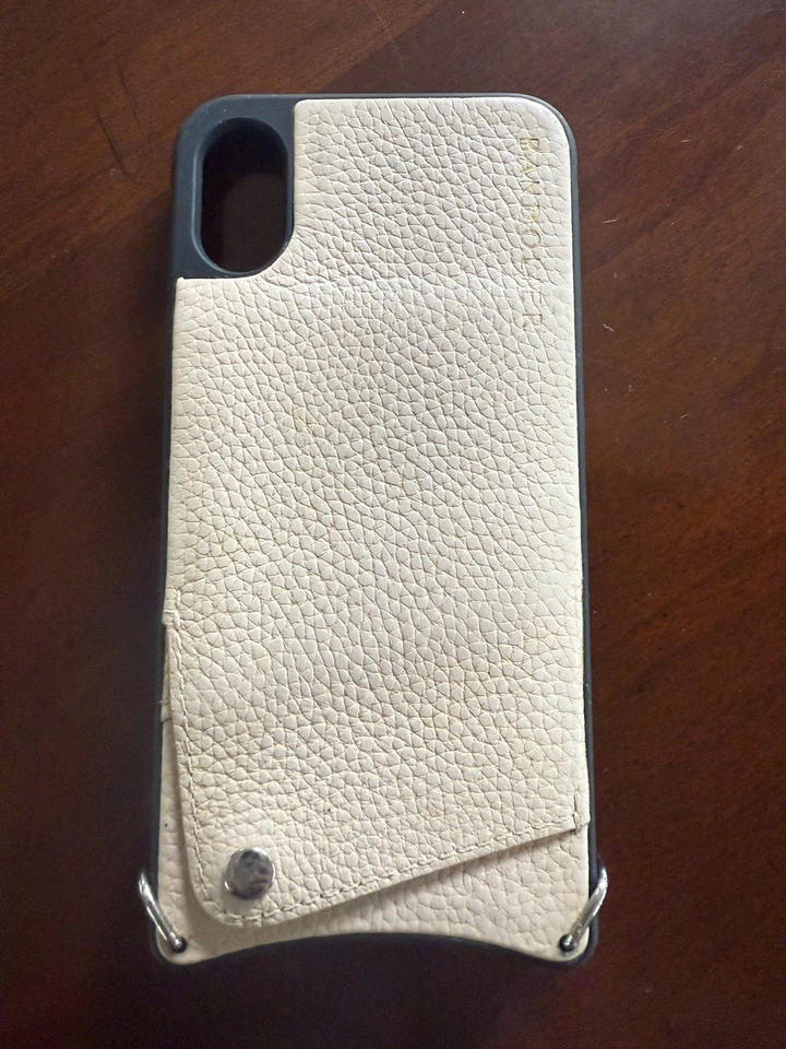 Bandolera Bandolera de guijarros con correa para iPhone 10/10x beige rubor Foto 4 de 4