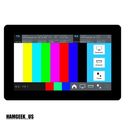 VG820 HDMI-compatible2.0 Signal Generator with 7-in Touch Screen Signal Analyzer