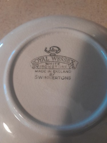 Royal Wessex White Ironstone Soup Bowl By Swinnertons - Picture 3 of 4