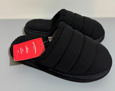 Wondershop Target Kid's Unisex Slippers Slip On Black Medium 2-3