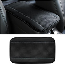 Car Armrest Seat Box Cover, Comfortable Leather Automotive Center Console Cushio