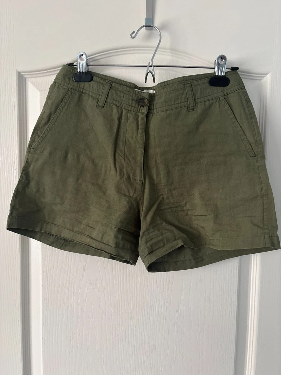 Short Mountain Warehouse Femme Taille 12 - Chino Bleu - Coton, Confort, Outdoor