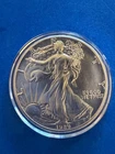 1989 Walking Liberty  Dollar 1 oz Silver