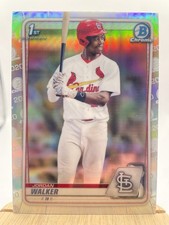 2020 Bowman Draft Chrome Draft Picks Autographs Jordan Walker Refractor