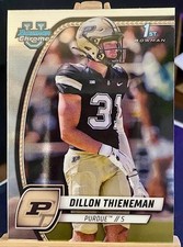 2024 Bowman University Chrome 1st - Dillon Thieneman #62