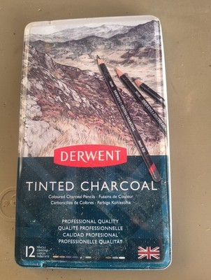 Derwent Tinted Charcoal Coloured Charcoal Pencils